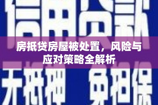 蓟县房抵贷房屋被处置，风险与应对策略全解析