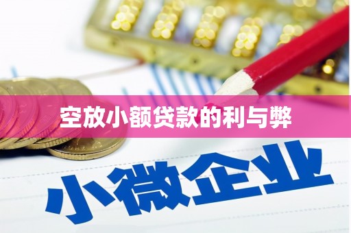 莒光空放小额贷款的利与弊