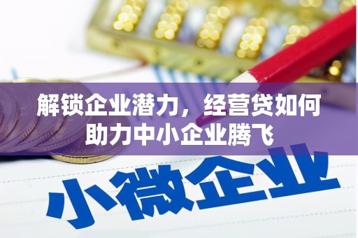 宁安解锁企业潜力，经营贷如何助力中小企业腾飞