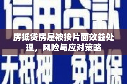 宁安房抵贷房屋被按片面效益处理，风险与应对策略