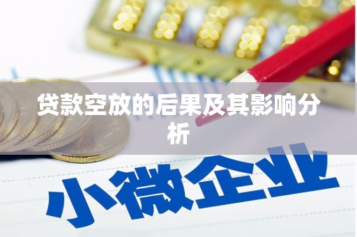 铜陵贷款空放的后果及其影响分析