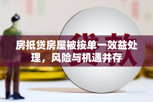 嘉黎房抵贷房屋被按单一效益处理，风险与机遇并存