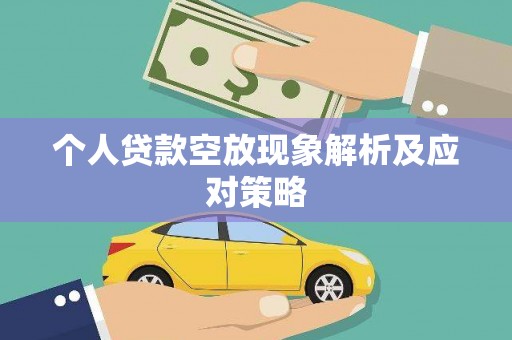 万荣个人贷款空放现象解析及应对策略