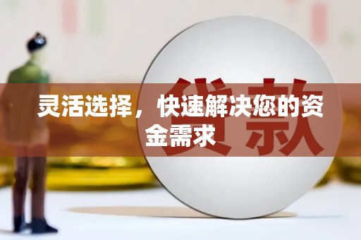 安新灵活选择，快速解决您的资金需求