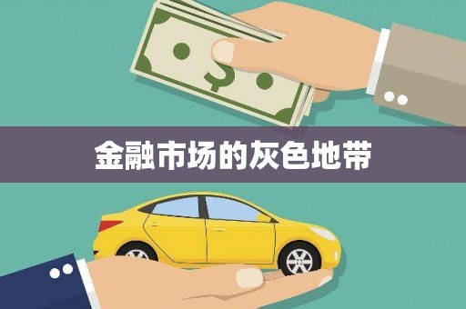 安义金融市场的灰色地带