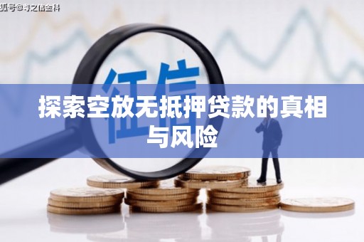 海棠探索空放无抵押贷款的真相与风险